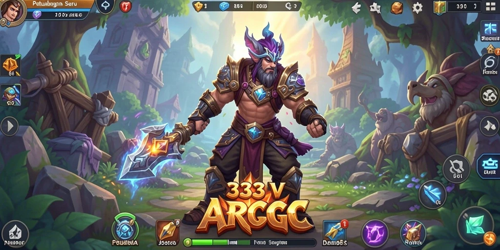 Tampilan menarik dalam game ARPG dengan aksi yang mendebarkan.