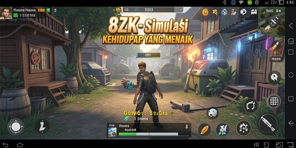 Tampilan gameplay <strong>8ZK</strong> yang menarik dan interaktif.