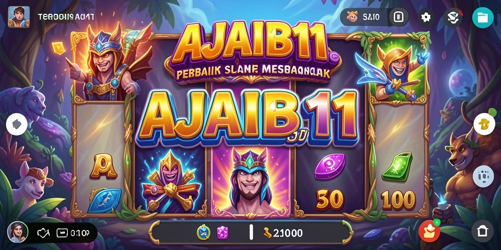 Tampilan gameplay Slot AJAIB11 yang menarik dan mengasyikkan.