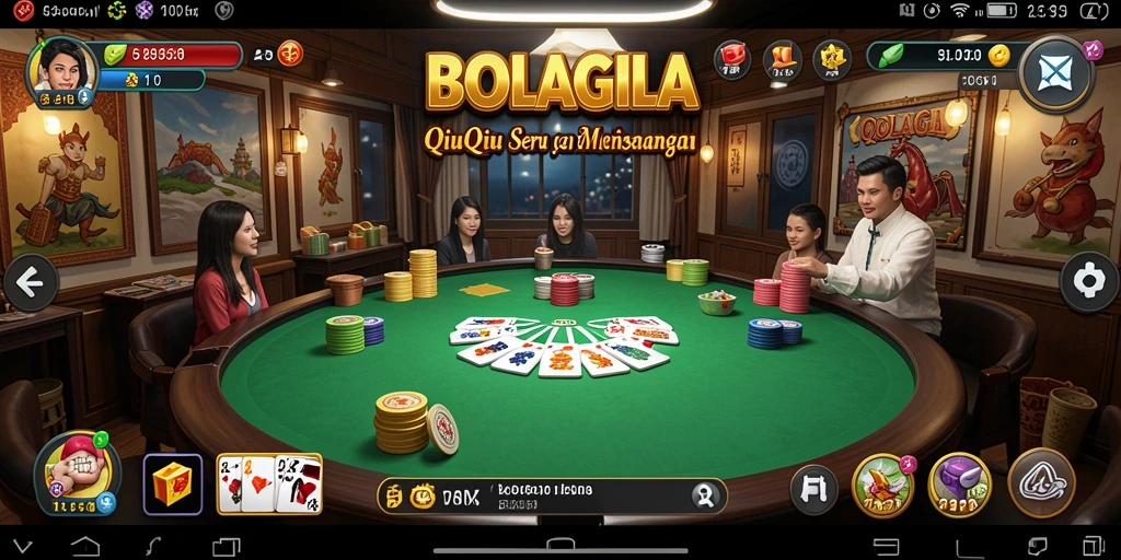 Gameplay seru BOLAGILA dengan berbagai tantangan QiuQiu.