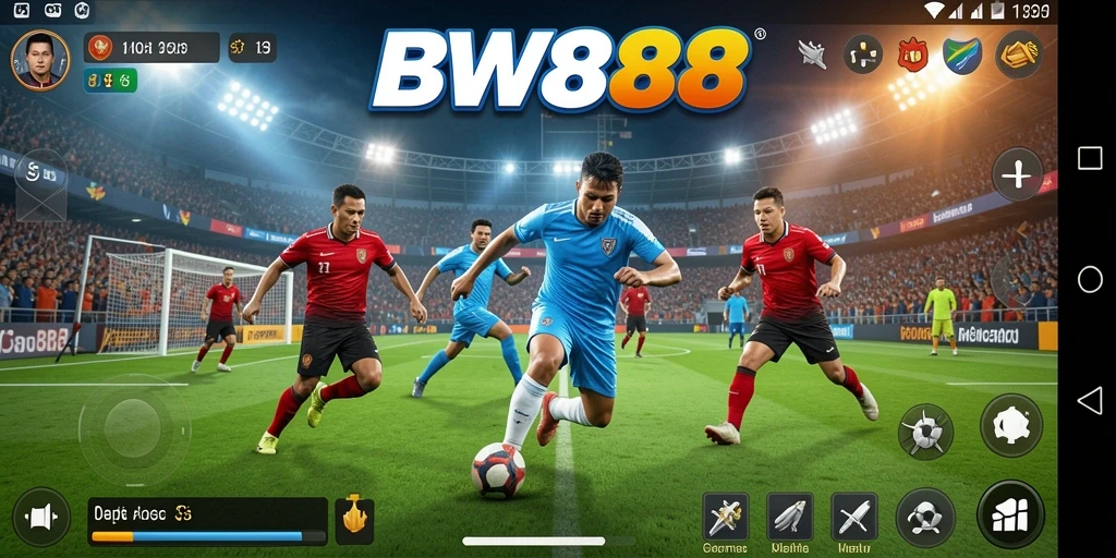 Tampilan menarik dari gameplay BW888 yang menampilkan aksi olahraga.
