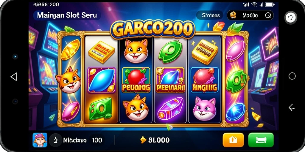 Tampilan menarik dari gameplay Slot GARCO200.