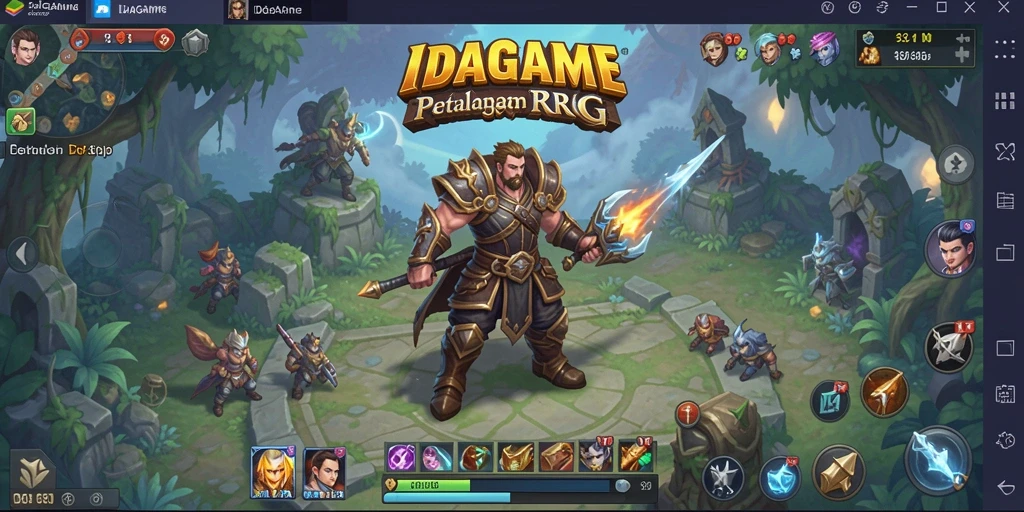 Tampilan gameplay RPG yang menawan di IDAGAME.
