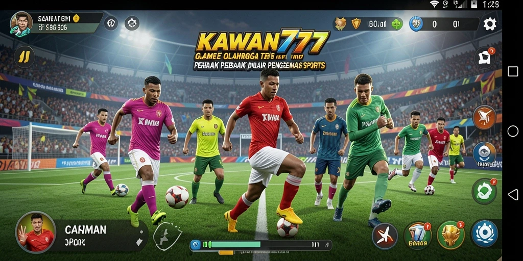 Tampilan gameplay KAWAN777 yang mendebarkan dan penuh aksi.