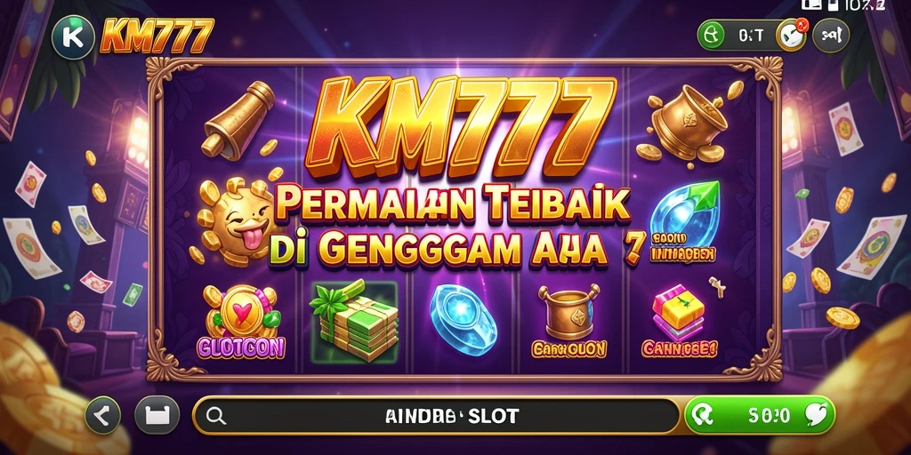 Tampilan gameplay KM777 yang menarik dan penuh warna.