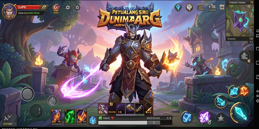 Tampilan menarik dari gameplay ARPG yang seru dan mendalam.